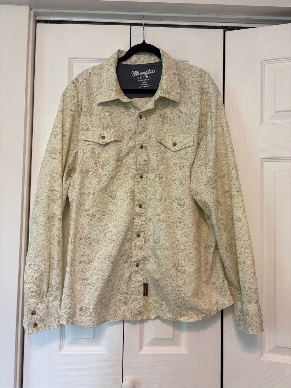 Wrangler Retro  Paisley Button-Up Shirt